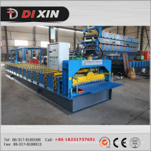 Dixin de acero galvanizado tipo de corrugado de la máquina de techo